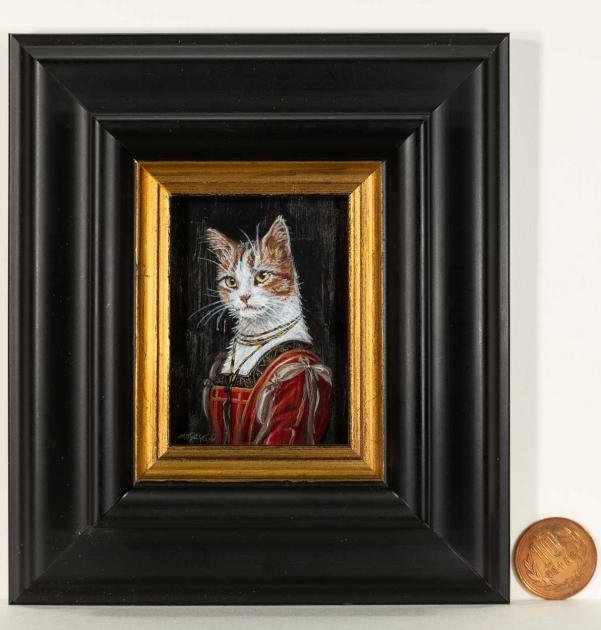 La Belle Ferronnière (Portrait of the Lady Cat of Milan)